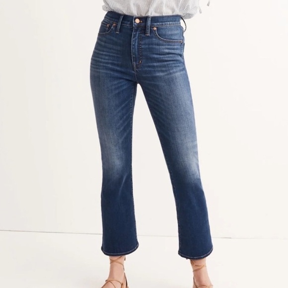 Madewell Cali Demi-Boot Jeans in Danny Wash Size 25 - Picture 1 of 7